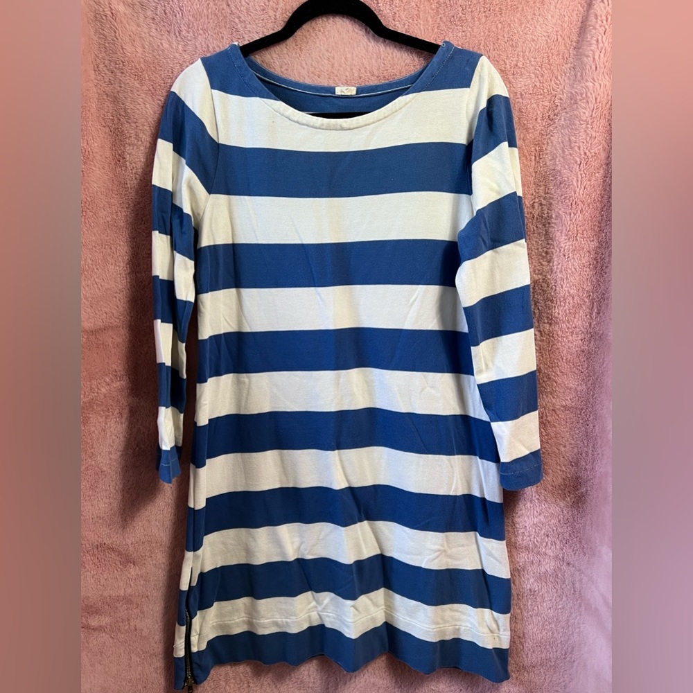 J Crew Lightweight Striped Dress